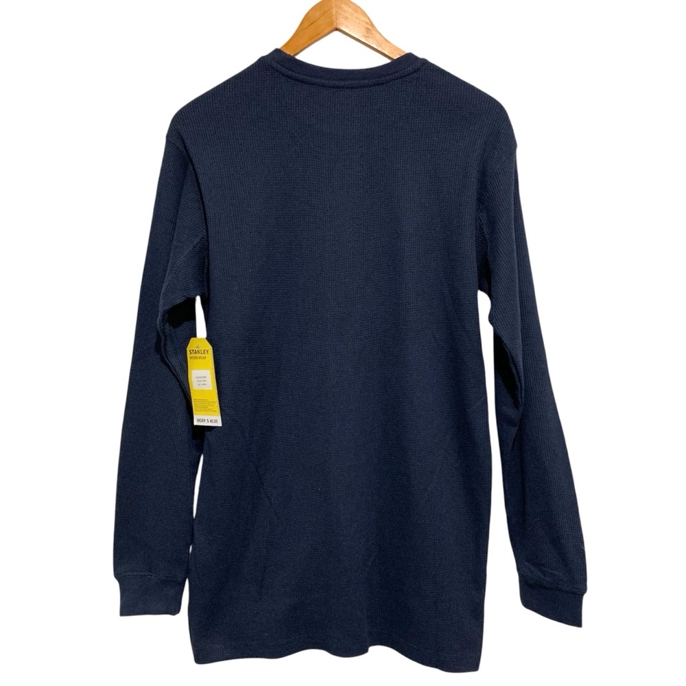 Stanley Workwear Ribbed Long Sleeve Shirt Pullover Crewneck Knit Size Small NWT - Picture 2 of 6